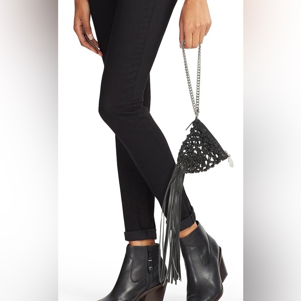 Stella McCartney Falabella Knotted Mesh Pouch